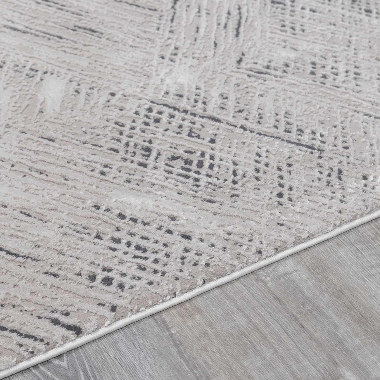 Garza Diamond Textured Washable Rug - Ornate Home