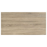 Garza Greige Oak 3-Piece Rectangular Coffee Table Set