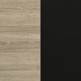 Garza Greige Oak 3-Piece Rectangular Coffee Table Set