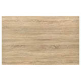 Garza Greige Oak/Black 5-piece Rectangular Dining Table - Ornate Home