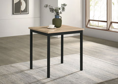 Garza Greige Oak Space Saving Rectangular Dining Table - Ornate Home