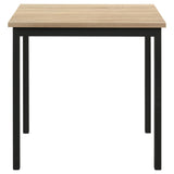 Garza Greige Oak Space Saving Rectangular Dining Table - Ornate Home