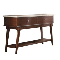 Gasha Server in White/Walnut - Ornate Home
