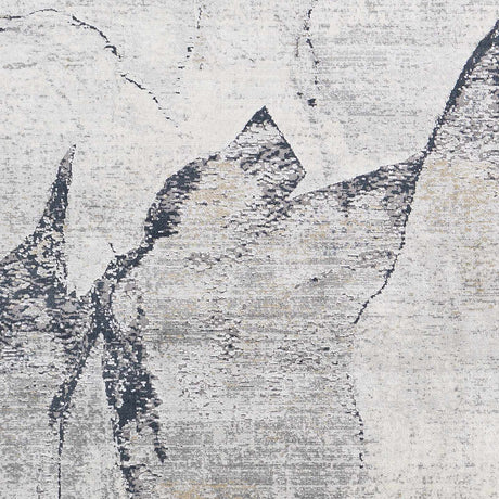 Gasquet Gray Marble Textured Luxe Rug - Ornate Home