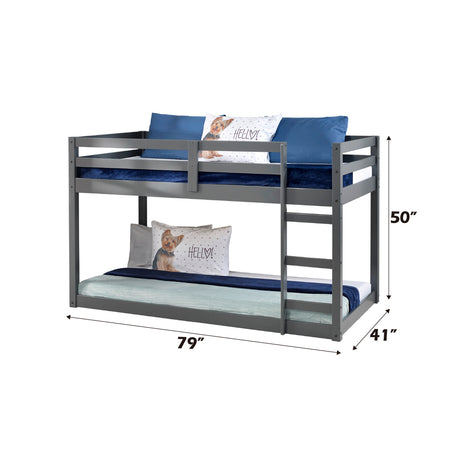 Gaston Gray Loft Bed - Ornate Home