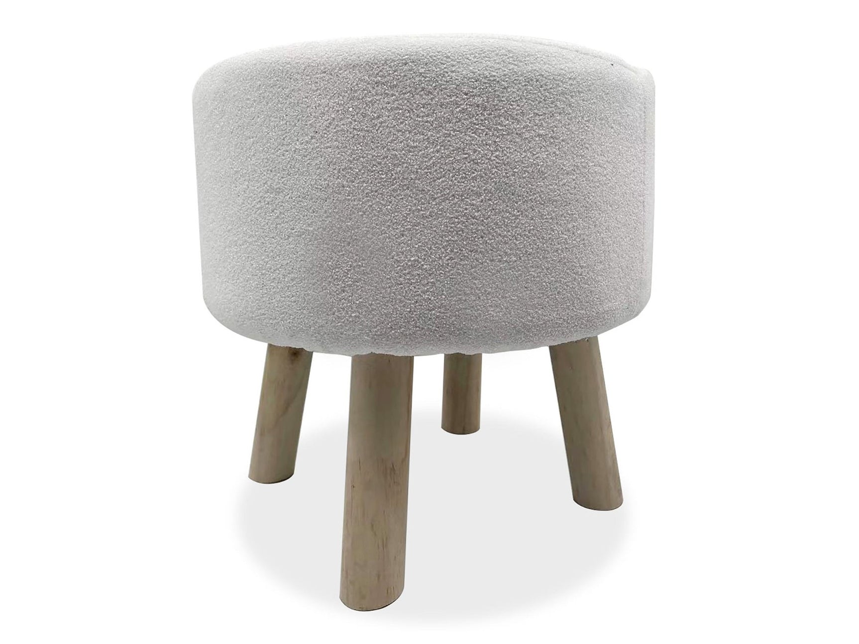 Gates White/Natural Footstool (Set of 2) - Ornate Home