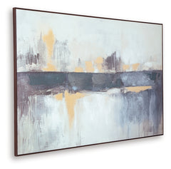 Gatesford Blue/White/Tan Wall Art - Ornate Home