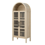 Gateshead Natural Arched Cabinet - Ornate Home