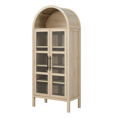 Gateshead Natural Arched Cabinet - Ornate Home
