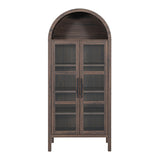 Gateshead Walnut Arched Cabinet - Ornate Home