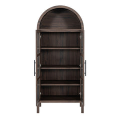 Gateshead Walnut Arched Cabinet - Ornate Home