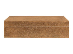 Gatsburg Brown Shagreen Box (Set of 2) - Ornate Home