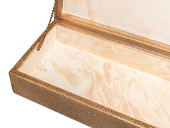 Gatsburg Brown Shagreen Box (Set of 2) - Ornate Home