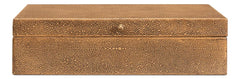 Gatsburg Brown Shagreen Box (Set of 2) - Ornate Home