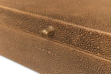 Gatsburg Brown Shagreen Box (Set of 2) - Ornate Home