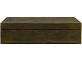 Gatsburg Green Shagreen Box (Set of 2) - Ornate Home