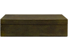 Gatsburg Green Shagreen Box (Set of 2) - Ornate Home