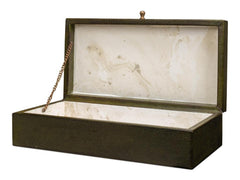 Gatsburg Green Shagreen Box (Set of 2) - Ornate Home
