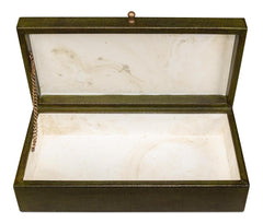 Gatsburg Green Shagreen Box (Set of 2) - Ornate Home