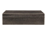 Gatsburg Grey Shagreen Books (Set of 12) - Ornate Home