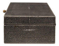 Gatsburg Grey Shagreen Books (Set of 12) - Ornate Home