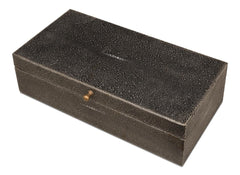 Gatsburg Grey Shagreen Books (Set of 12) - Ornate Home
