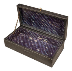 Gatsburg Grey Shagreen Books (Set of 12) - Ornate Home