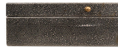 Gatsburg Grey Shagreen Books (Set of 12) - Ornate Home