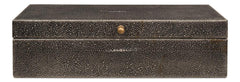 Gatsburg Grey Shagreen Books (Set of 12) - Ornate Home