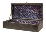 Gatsburg Grey Shagreen Books (Set of 12) - Ornate Home