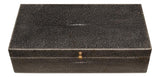Gatsburg Grey Shagreen Books (Set of 12) - Ornate Home
