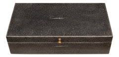 Gatsburg Grey Shagreen Books (Set of 12) - Ornate Home