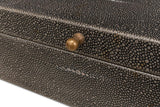 Gatsburg Grey Shagreen Books (Set of 12) - Ornate Home