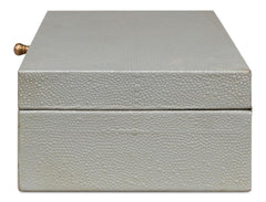 Gatsburg Grey Shagreen Box (Set of 2) - Ornate Home