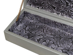 Gatsburg Grey Shagreen Box (Set of 2) - Ornate Home