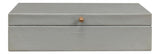 Gatsburg Grey Shagreen Box (Set of 2) - Ornate Home