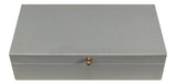 Gatsburg Grey Shagreen Box (Set of 2) - Ornate Home