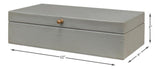Gatsburg Grey Shagreen Box (Set of 2) - Ornate Home