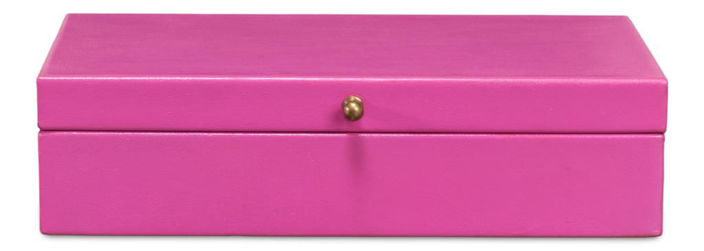 Gatsburg Pink Shagreen Box (Set of 2) - Ornate Home