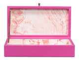 Gatsburg Pink Shagreen Box (Set of 2) - Ornate Home