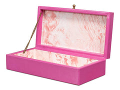 Gatsburg Pink Shagreen Box (Set of 2) - Ornate Home