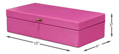 Gatsburg Pink Shagreen Box (Set of 2) - Ornate Home