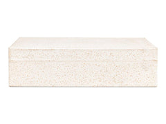 Gatsburg White Shagreen Box (Set of 2) - Ornate Home