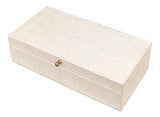 Gatsburg White Shagreen Box (Set of 2) - Ornate Home