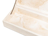 Gatsburg White Shagreen Box (Set of 2) - Ornate Home