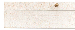 Gatsburg White Shagreen Box (Set of 2) - Ornate Home