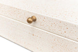 Gatsburg White Shagreen Box (Set of 2) - Ornate Home