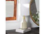 Gattaran Ivory & White Table Lamp - Ornate Home