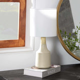 Gattaran Ivory & White Table Lamp - Ornate Home