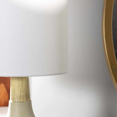 Gattaran Ivory & White Table Lamp - Ornate Home